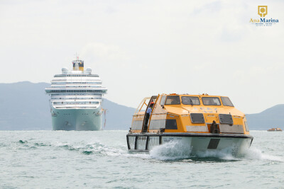 WELCOME THE FIRST INTERNATIONAL CRUISE SHIP TO ANA MARINA NHA TRANG
